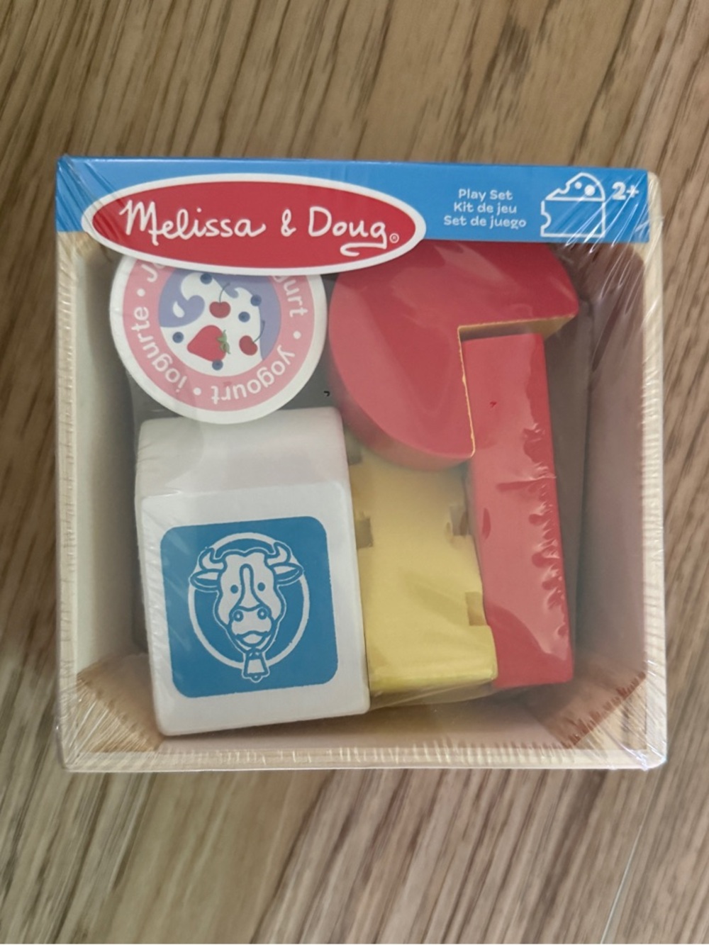 Melissa & Doug Wooden Dairy Play Food Set - New in Package